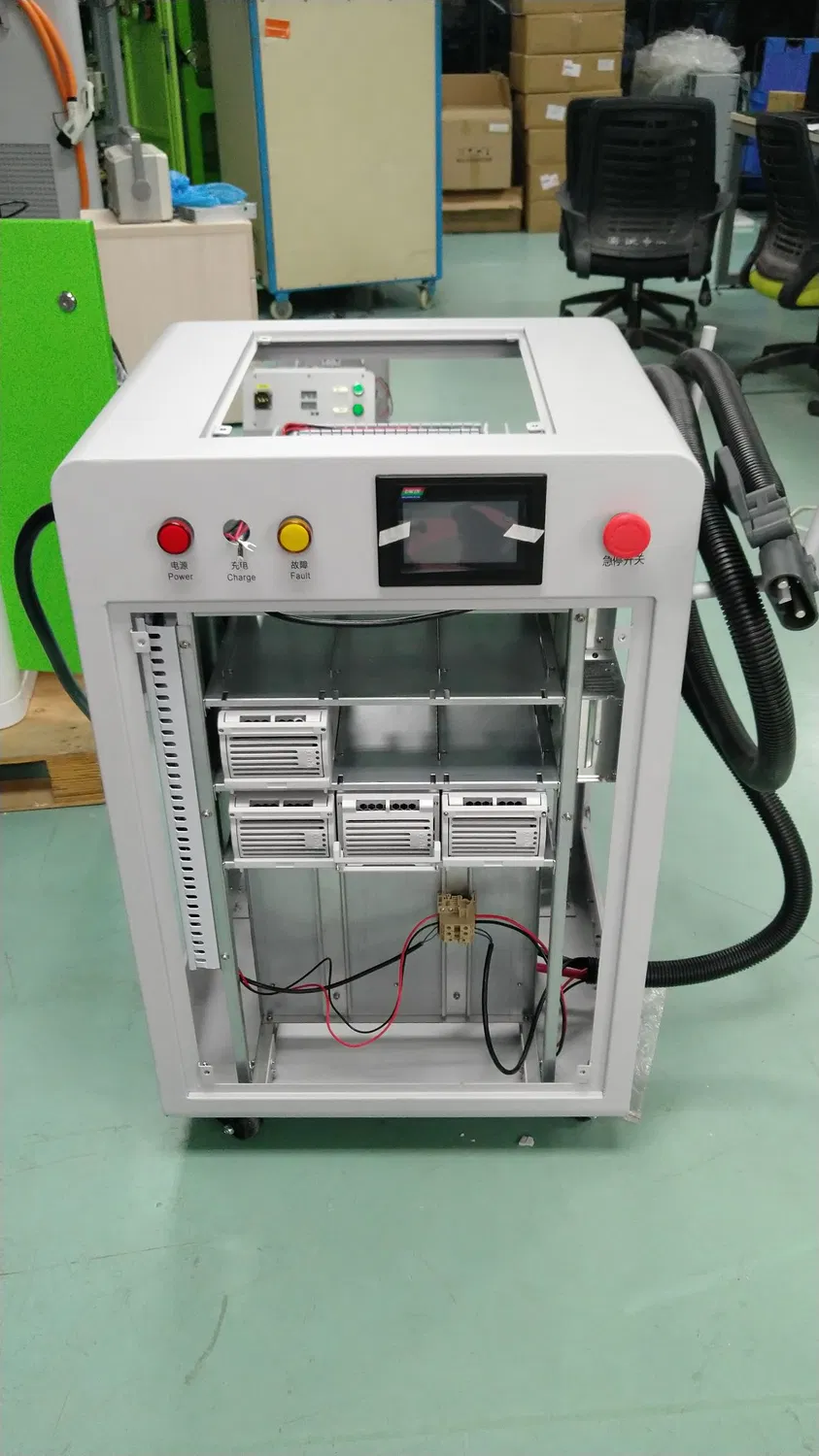Fonte de alimentação de carregador de bateria de empilhadeira 24V 350A com RoHS, ISO